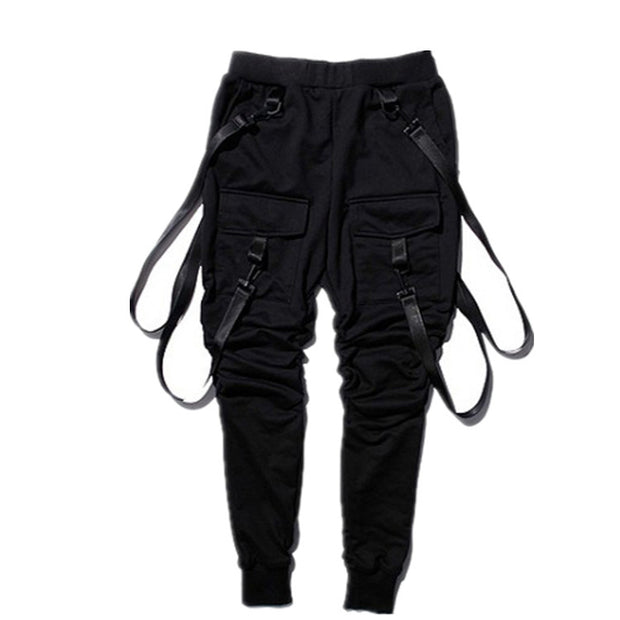 fashion fitness Pant Men pants sweatpants Trousers Fashion Bottoms street wear hip hop pencil pants with belt