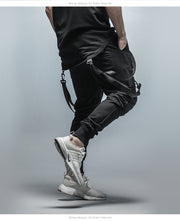 fashion fitness Pant Men pants sweatpants Trousers Fashion Bottoms street wear hip hop pencil pants with belt