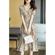 French Floral Dress