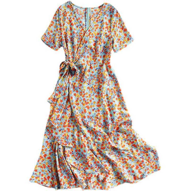 French Floral Dress