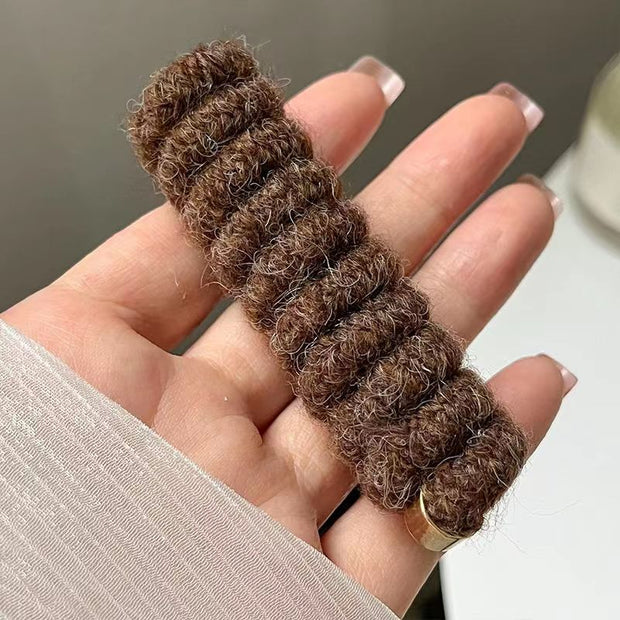 Wool Straight Phone Line Hair Ring Hair Braiding Artifact Women