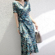 French Floral Dress